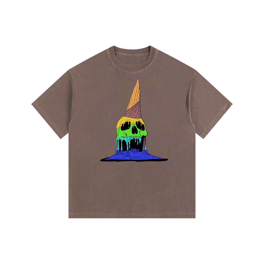 Vintage Washed Oversized Cotton T-Shirt