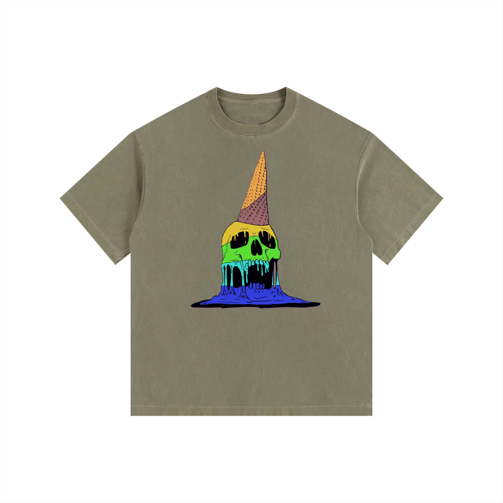 Vintage Washed Oversized Cotton T-Shirt