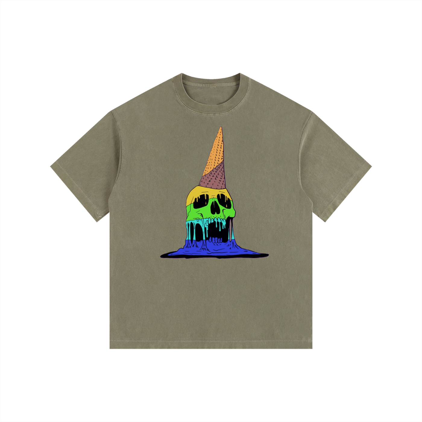 Vintage Washed Oversized Cotton T-Shirt