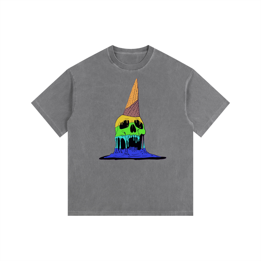 Vintage Washed Oversized Cotton T-Shirt