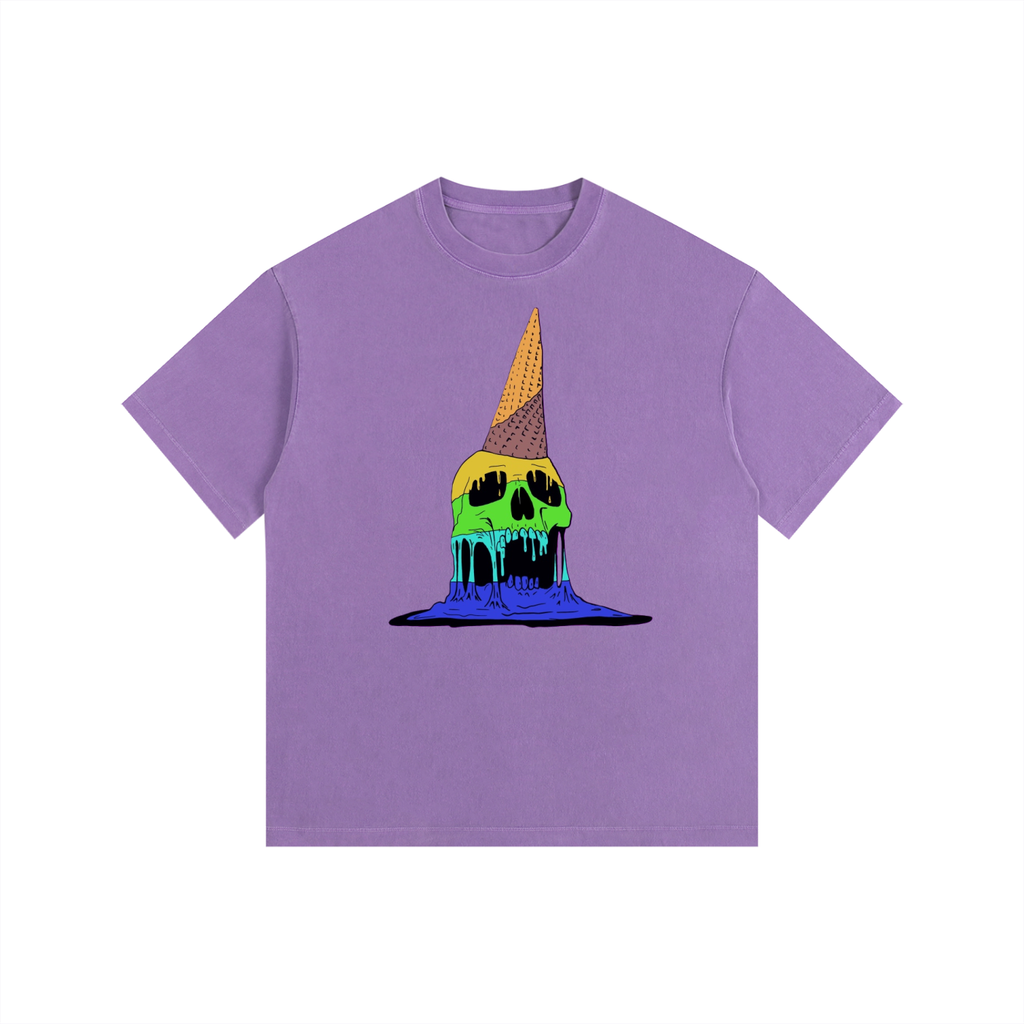 Vintage Washed Oversized Cotton T-Shirt