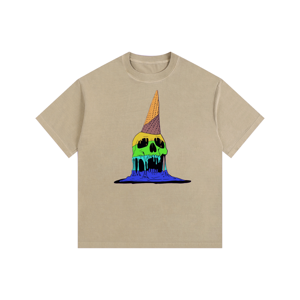 Vintage Washed Oversized Cotton T-Shirt