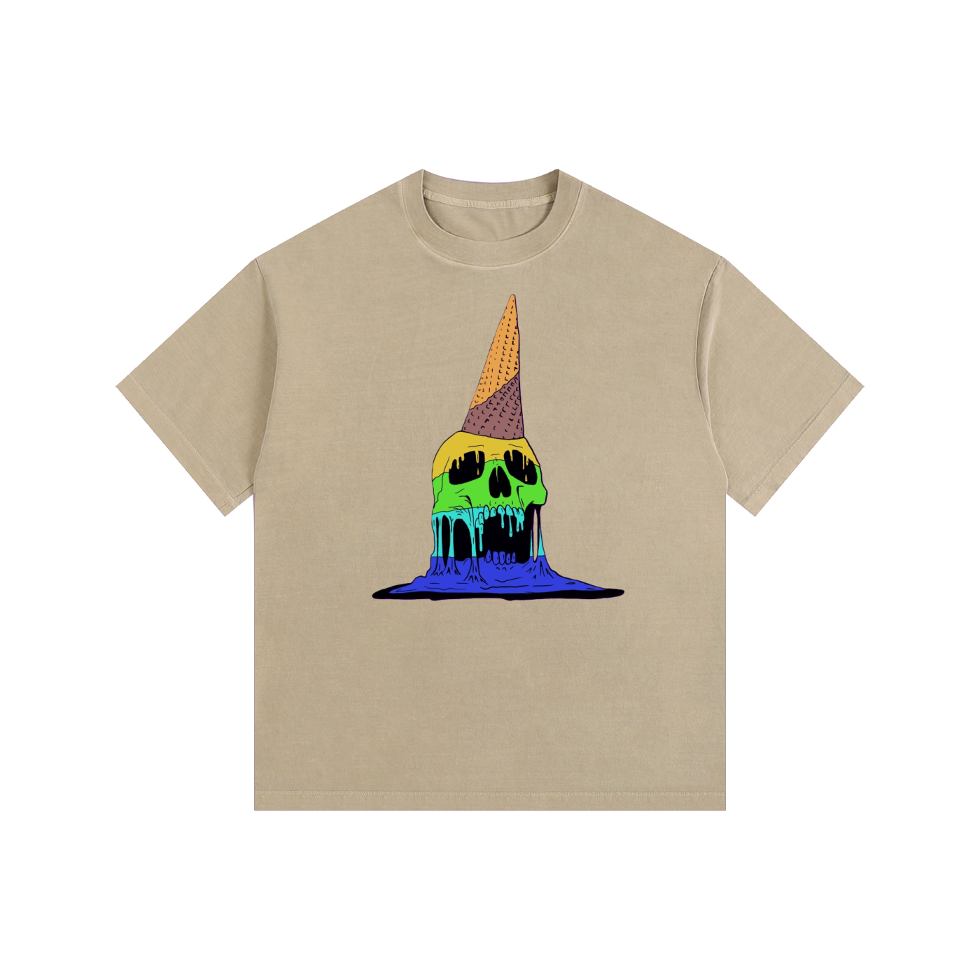 Vintage Washed Oversized Cotton T-Shirt