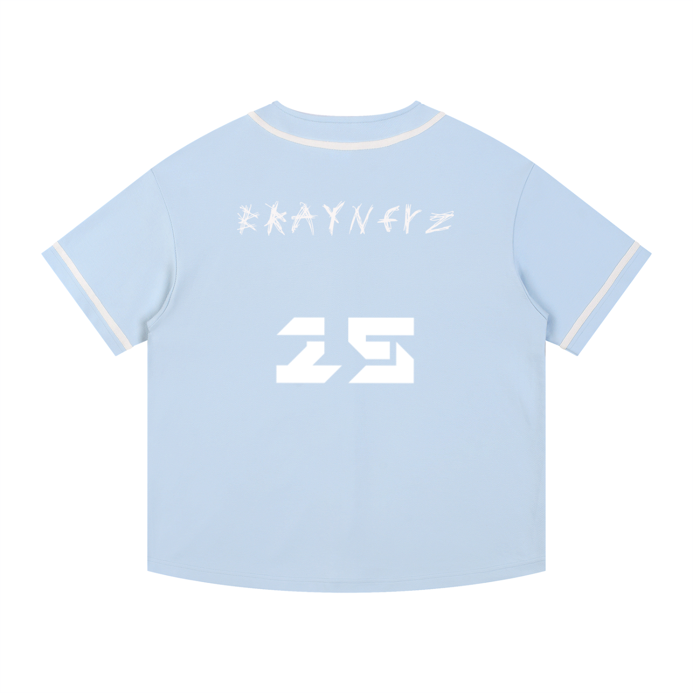 Contrast Piped Button-Up Jersey