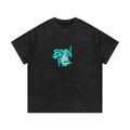 Mineral Wash Waffle Knit T-Shirt