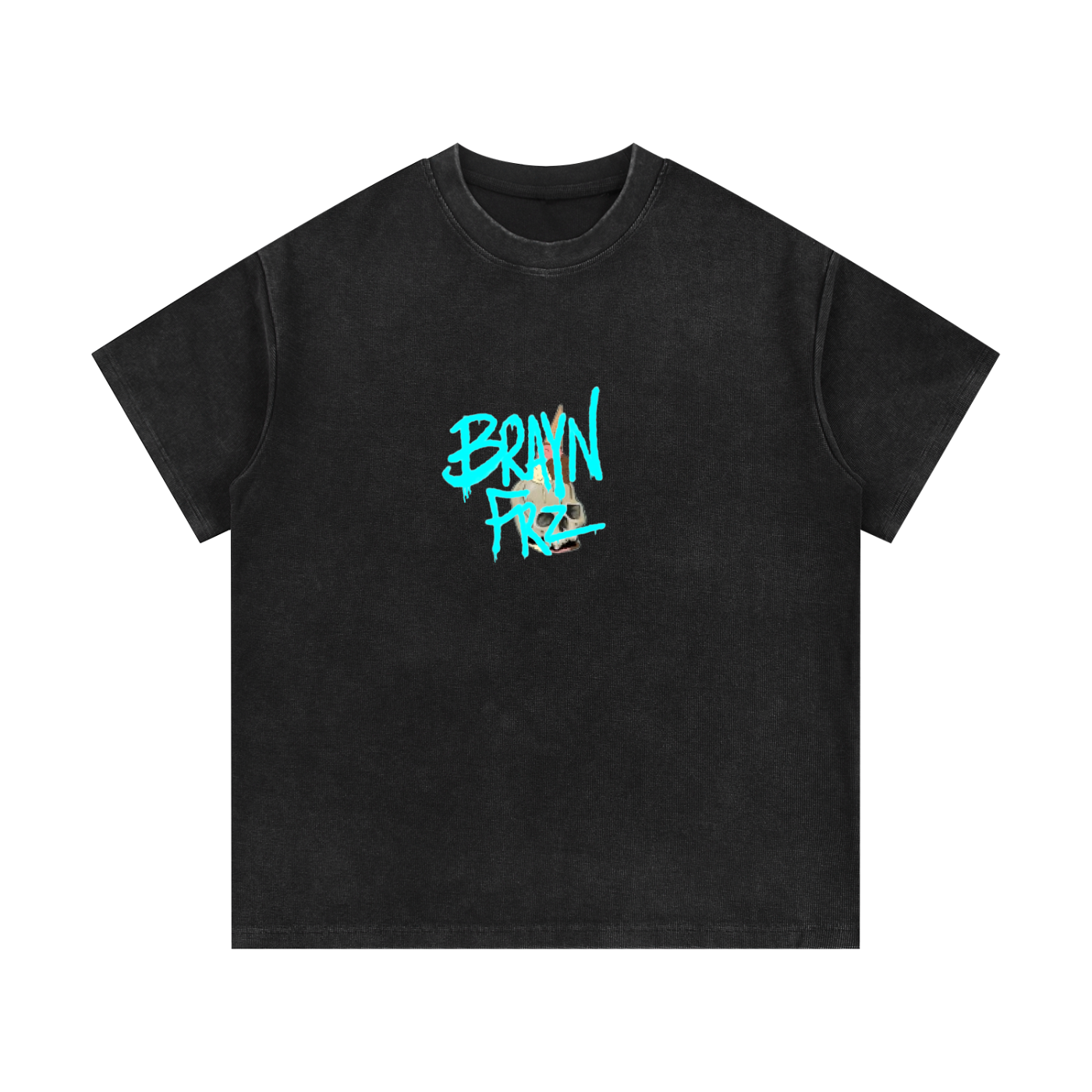 Mineral Wash Waffle Knit T-Shirt