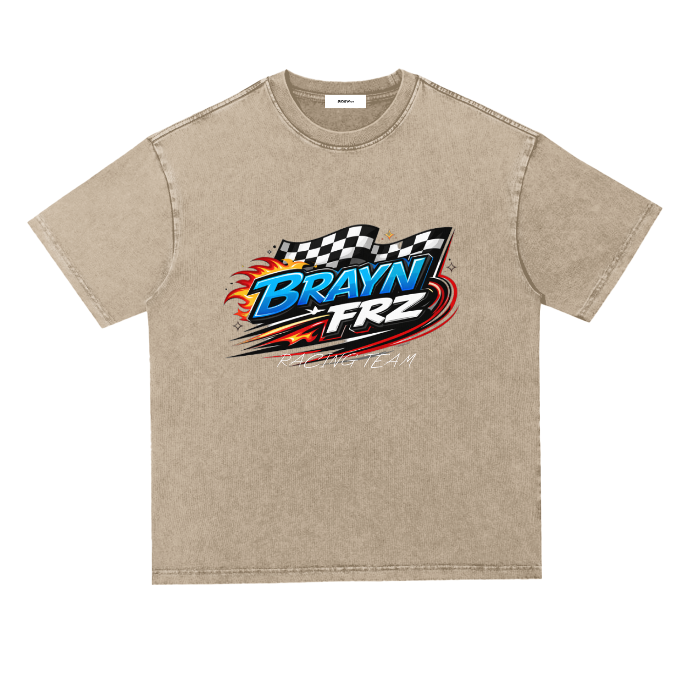 Snow Washed Heavyweight Oversize T-Shirt