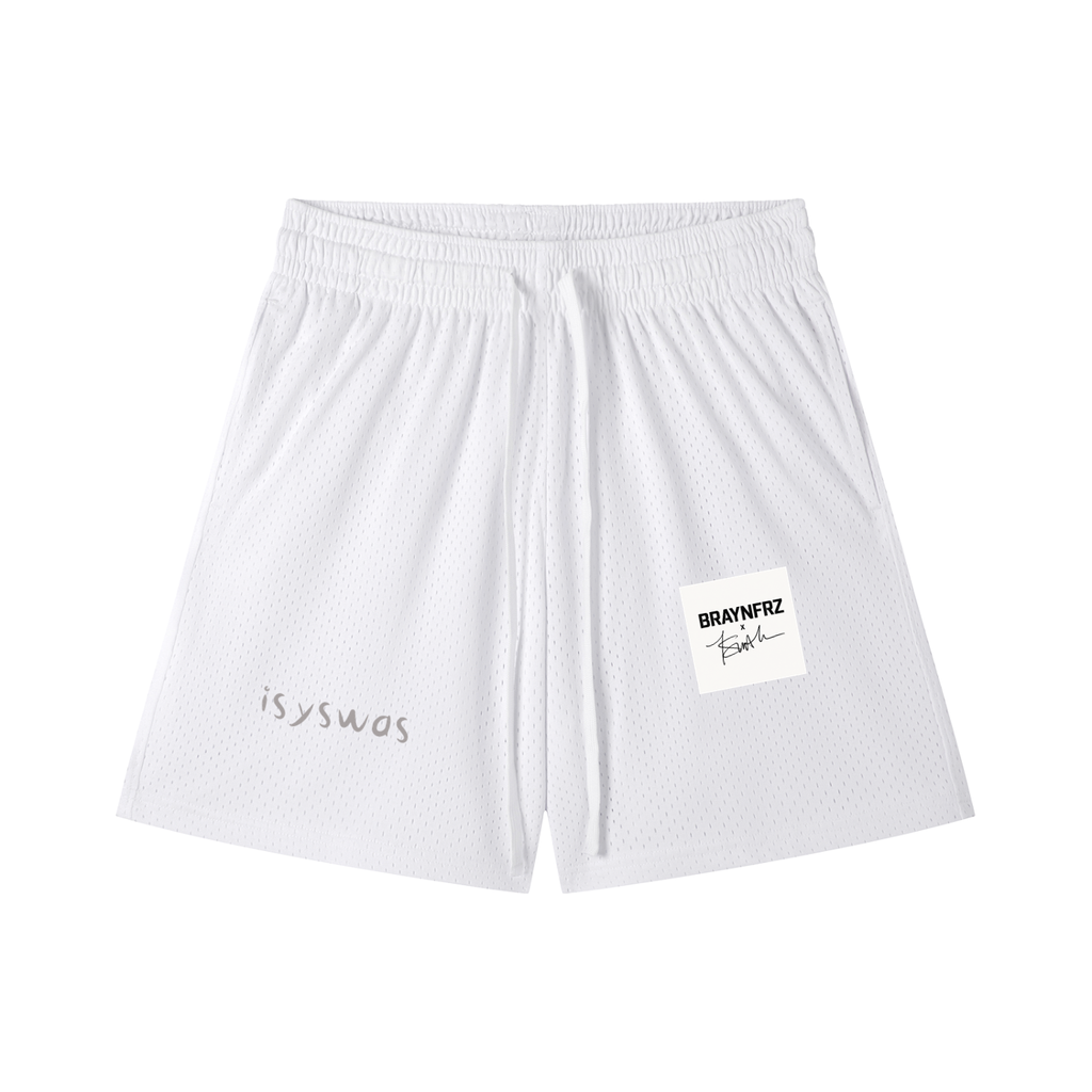 Mesh Drawstring Shorts
