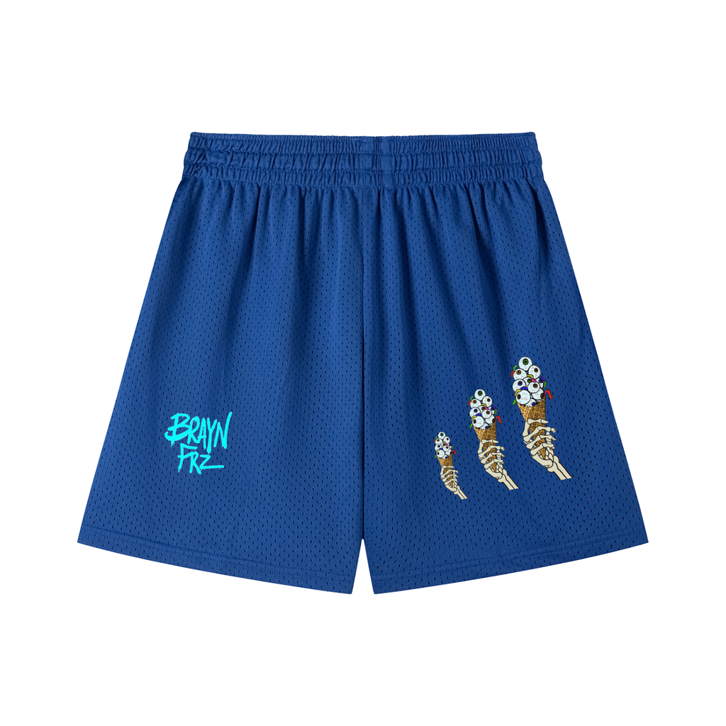 Mesh Drawstring Shorts