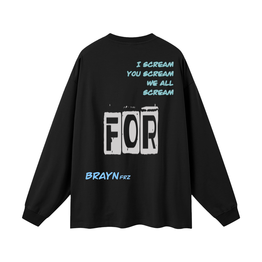 Oversized Unisex Long Sleeve T-Shirt