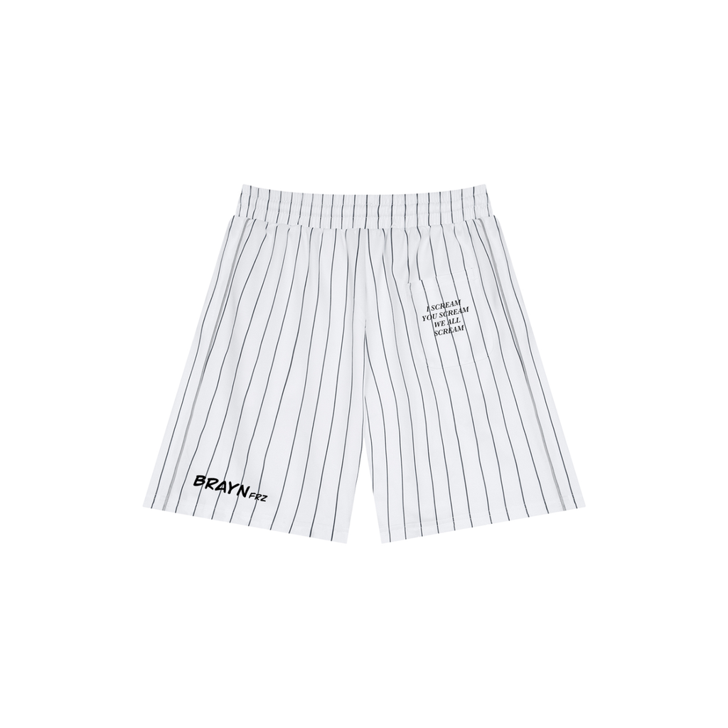 Unisex Striped Loose Fit Shorts