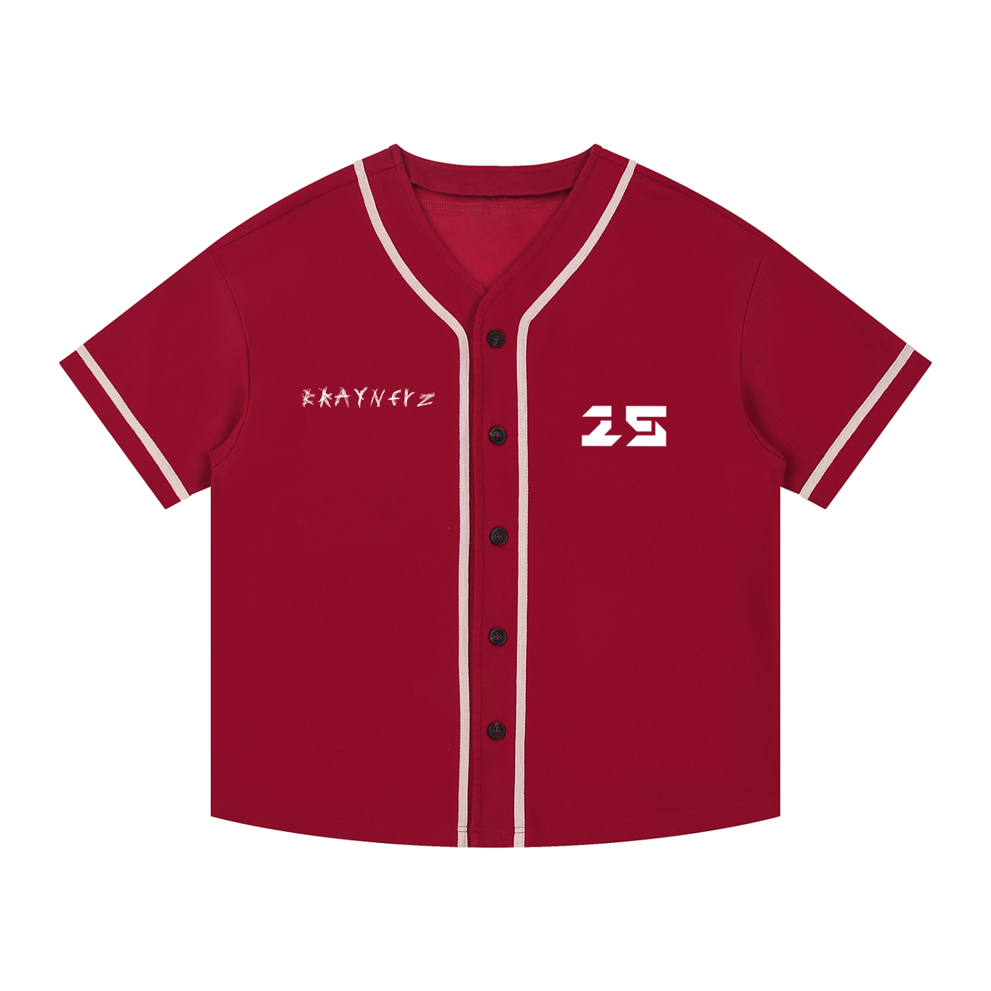 Contrast Piped Button-Up Jersey