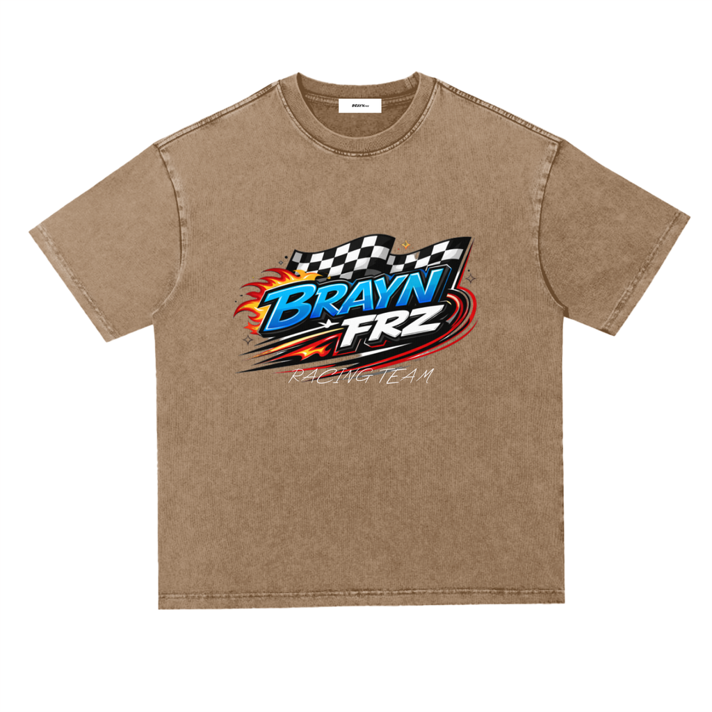 Snow Washed Heavyweight Oversize T-Shirt
