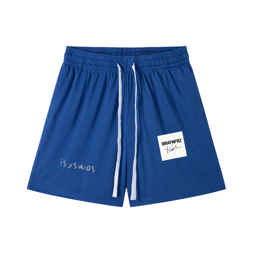 Mesh Drawstring Shorts
