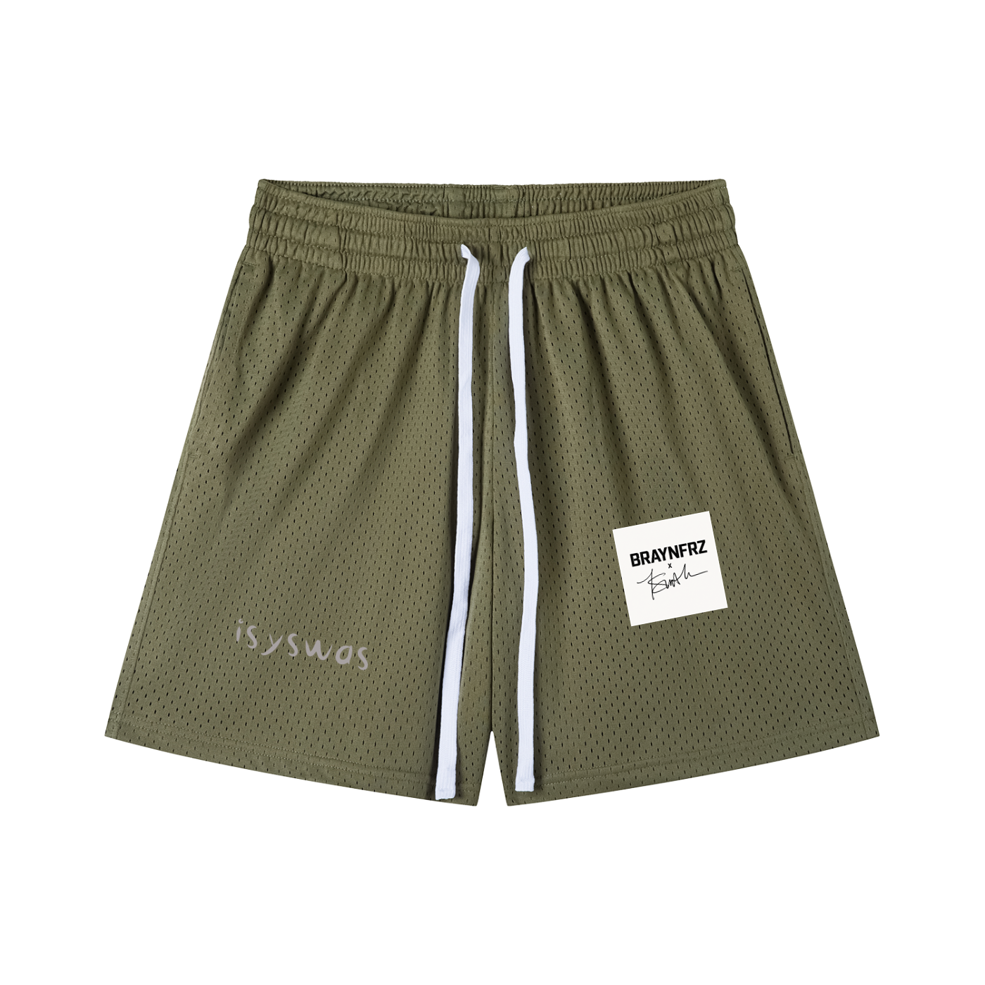 Mesh Drawstring Shorts