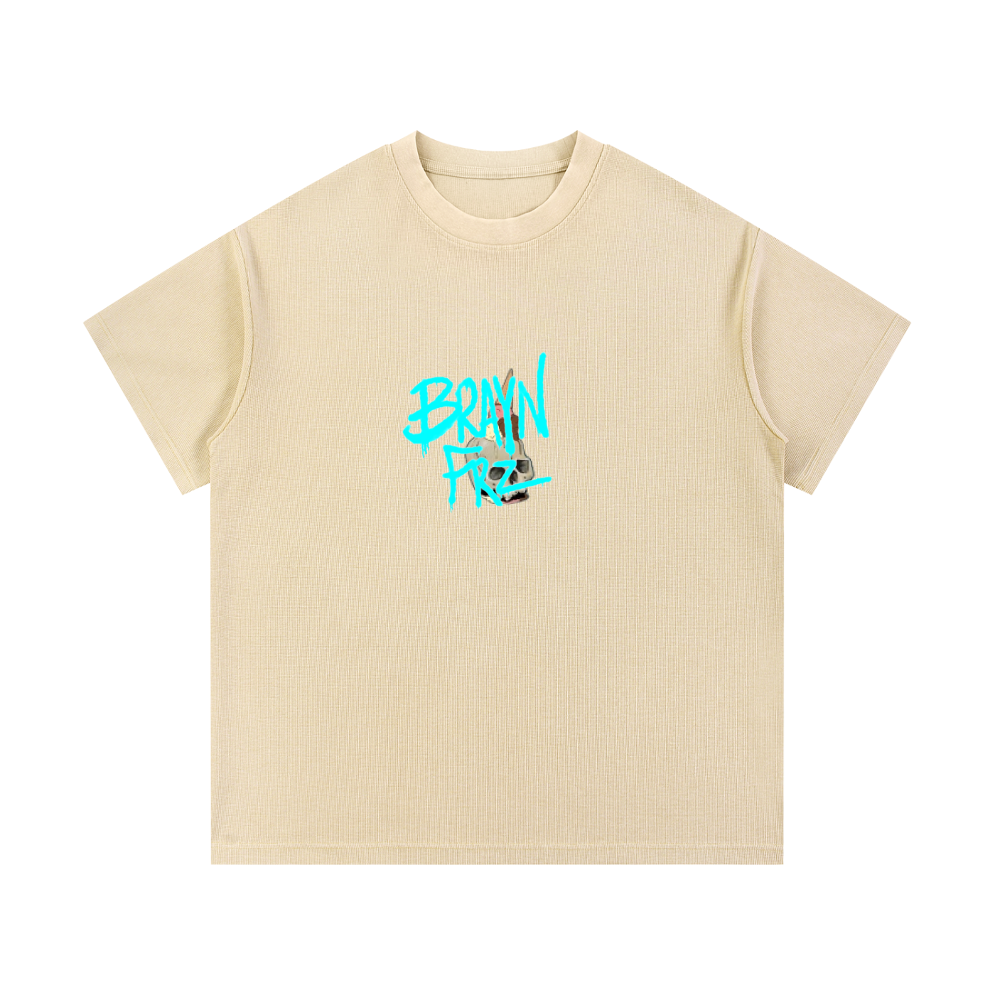 Mineral Wash Waffle Knit T-Shirt