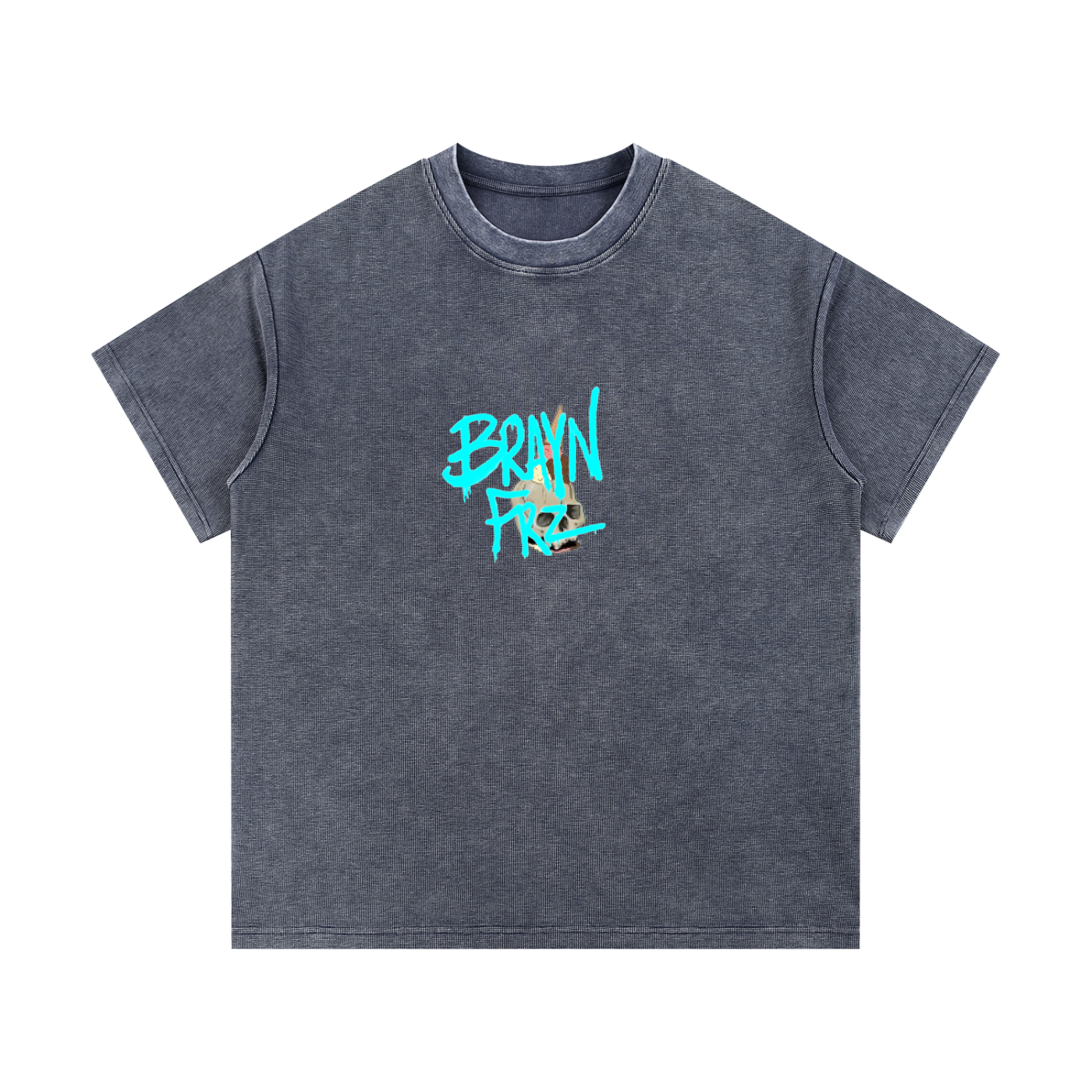 Mineral Wash Waffle Knit T-Shirt