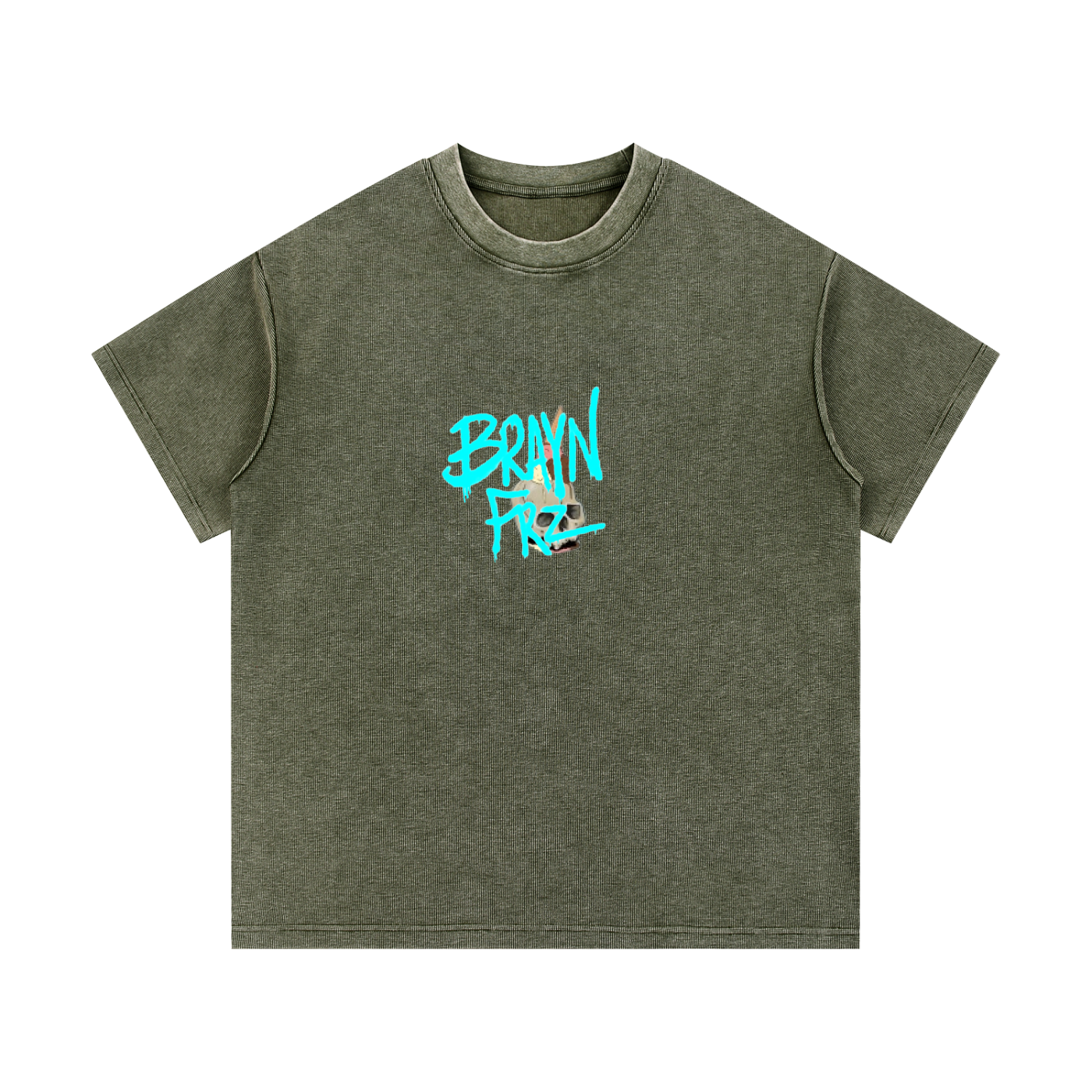 Mineral Wash Waffle Knit T-Shirt