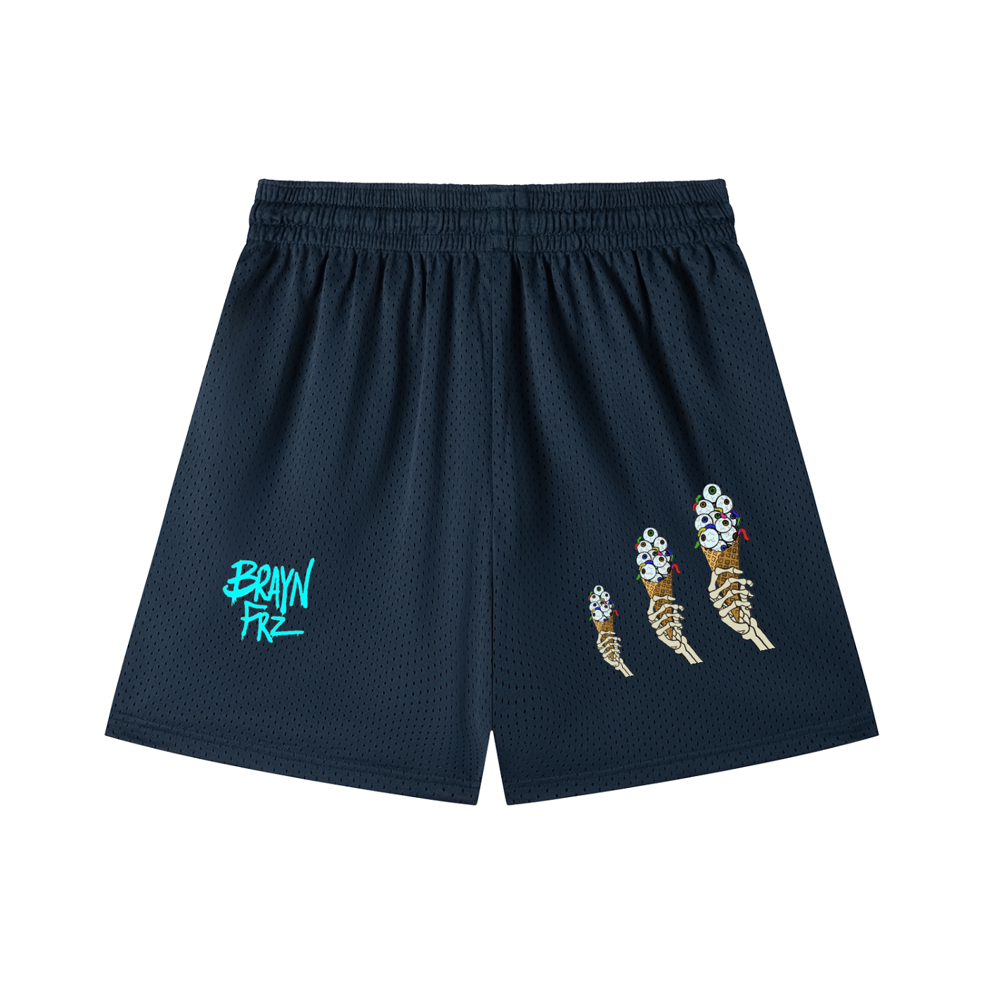 Mesh Drawstring Shorts