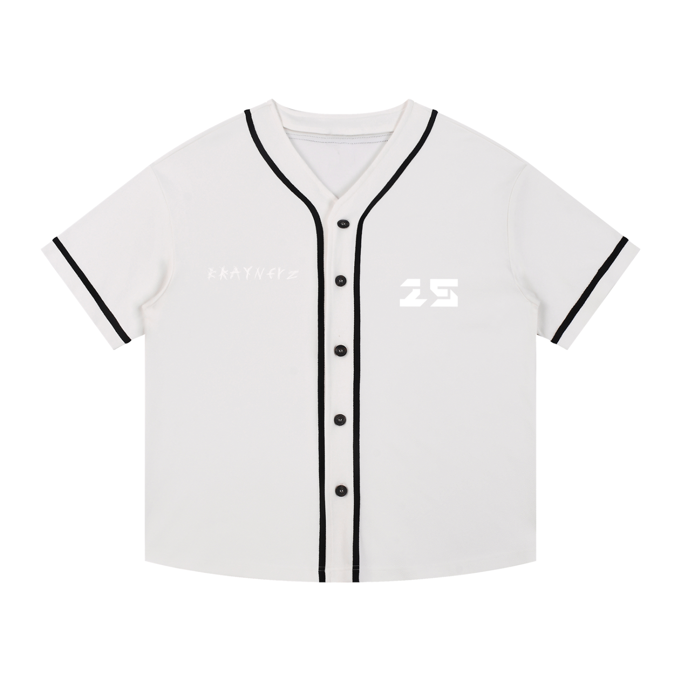 Contrast Piped Button-Up Jersey