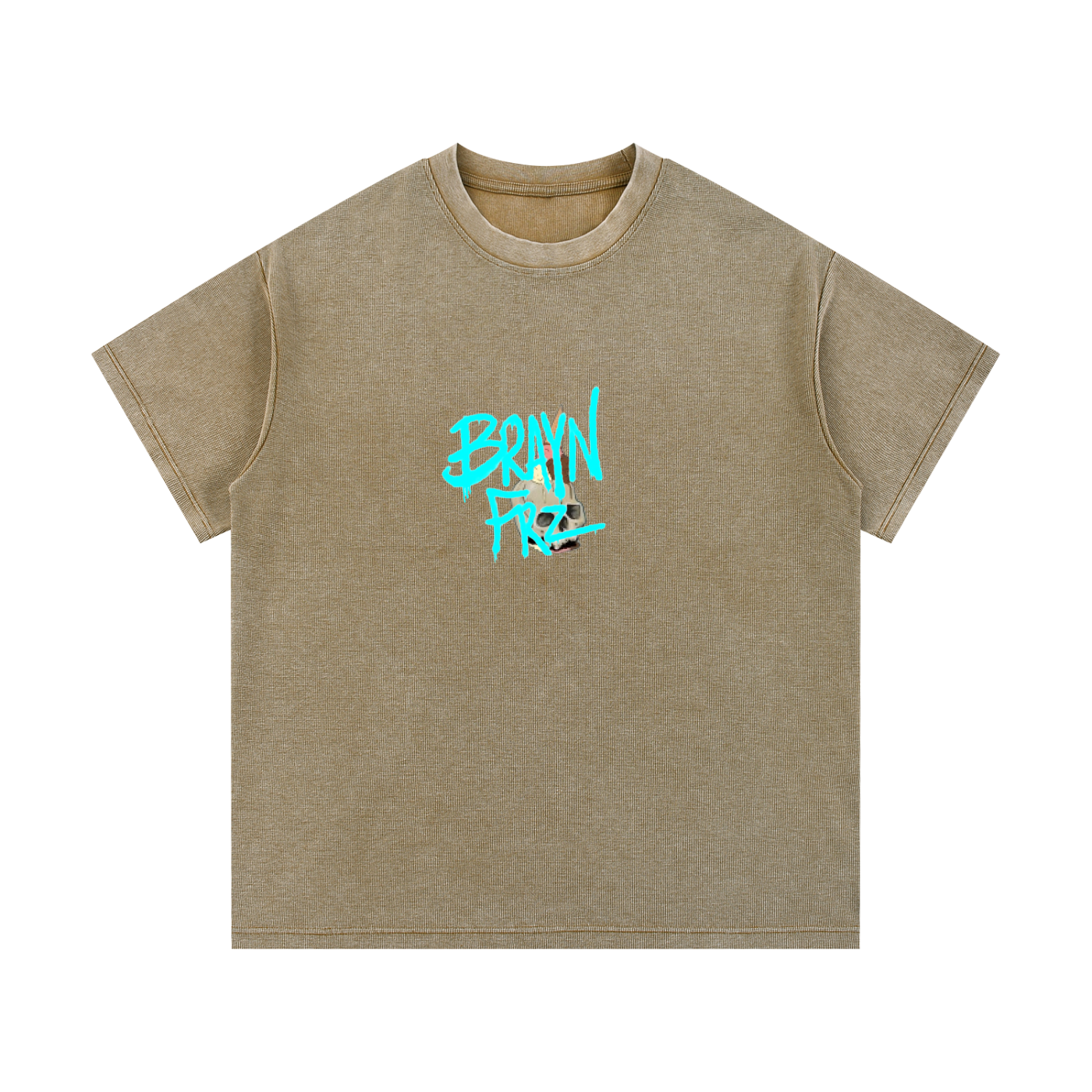 Mineral Wash Waffle Knit T-Shirt