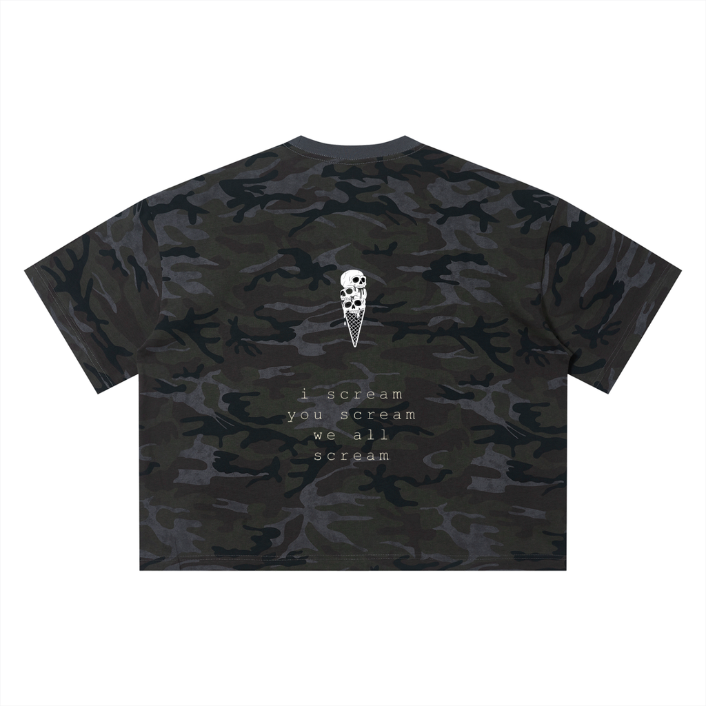 Unisex Camo Boxy T-Shirt