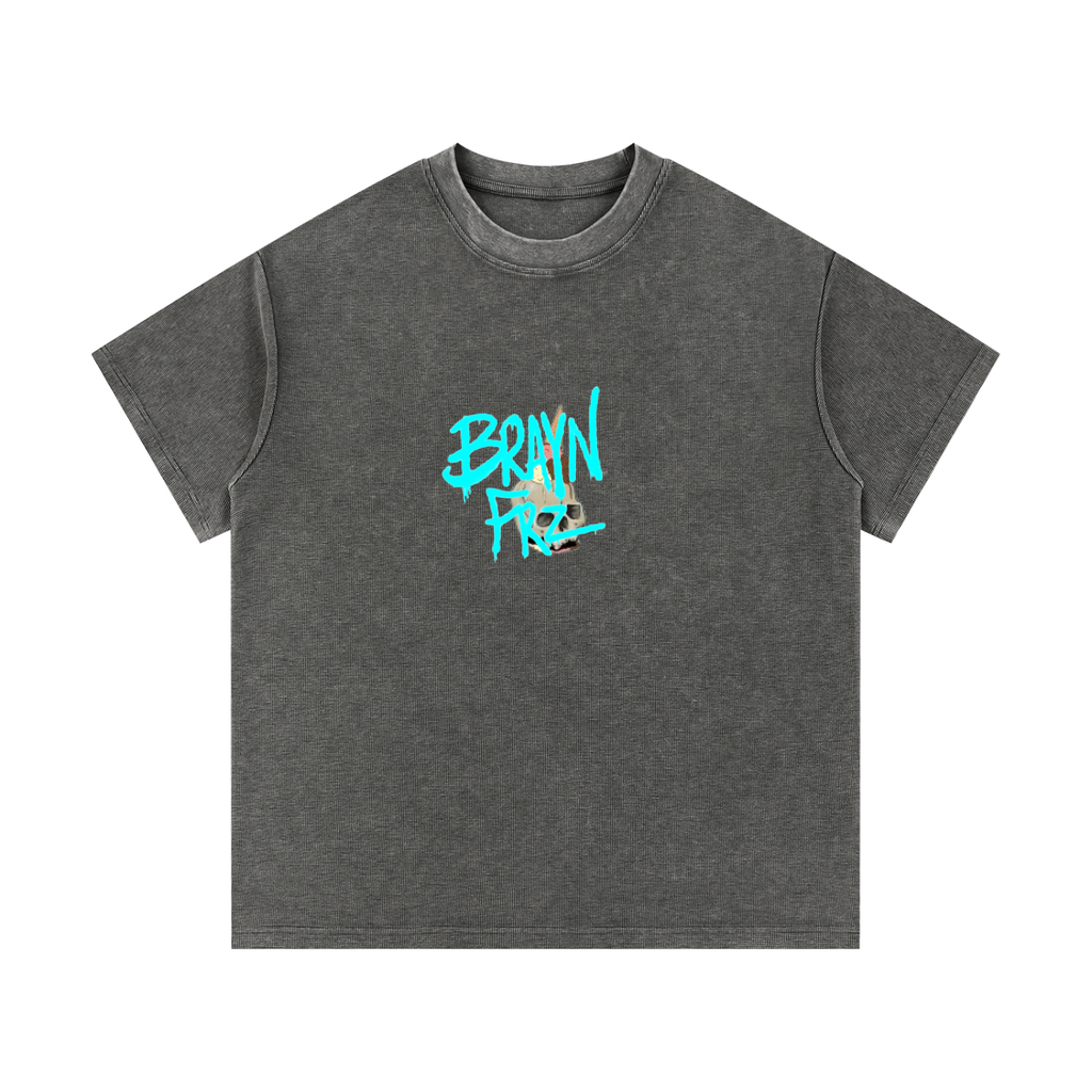 Mineral Wash Waffle Knit T-Shirt