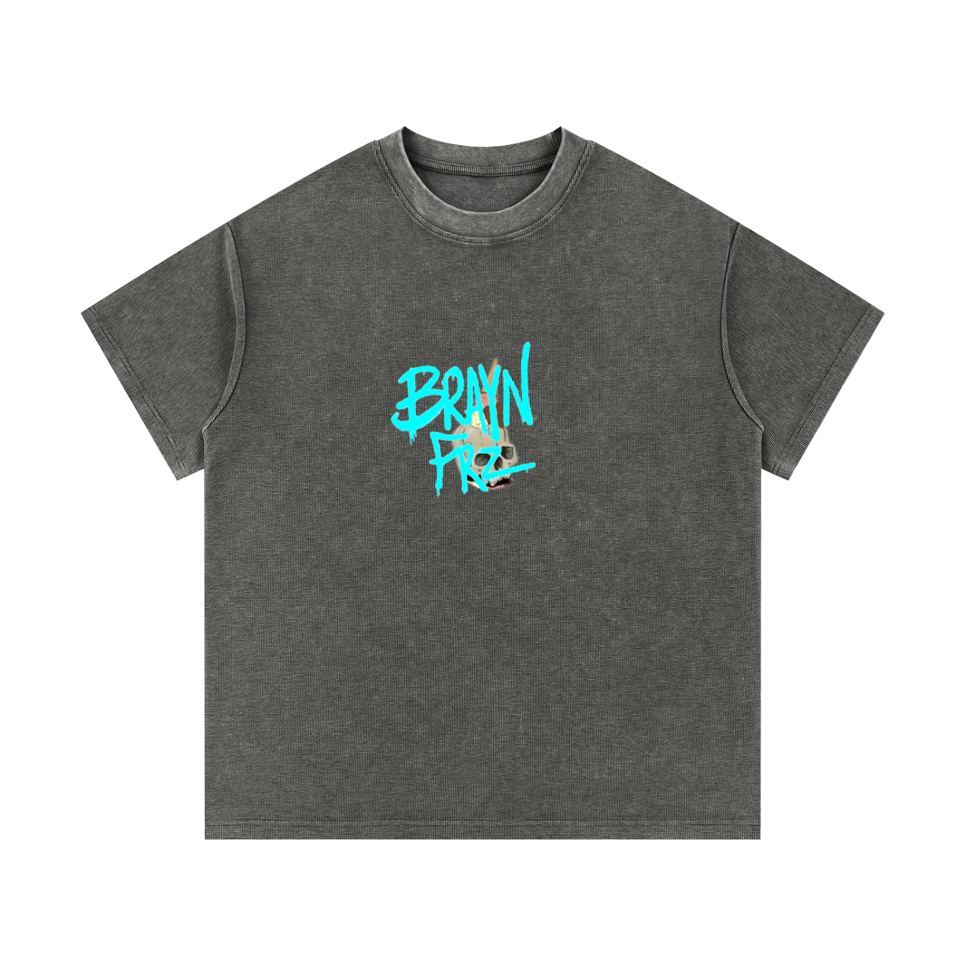 Mineral Wash Waffle Knit T-Shirt