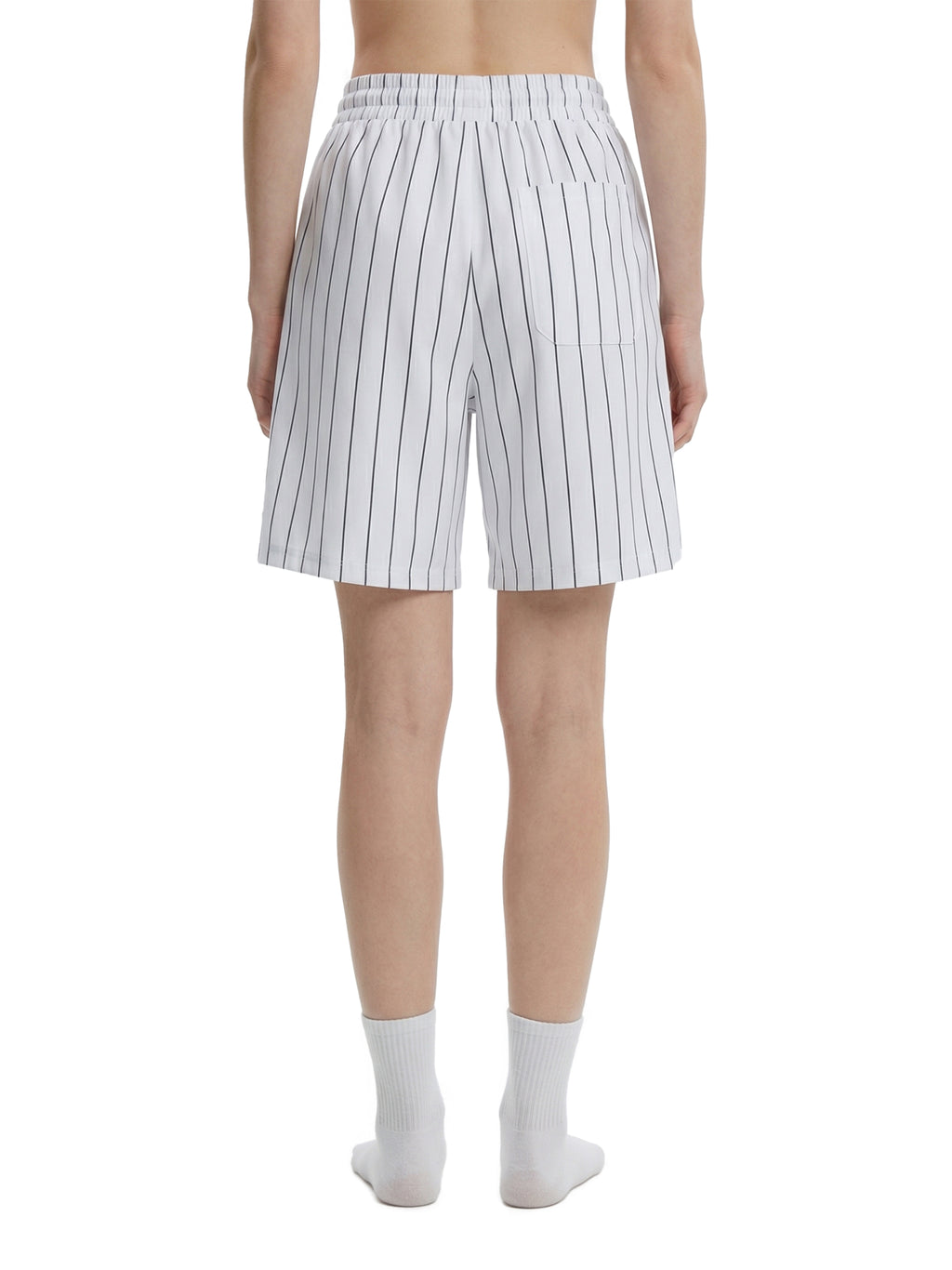 Unisex Striped Loose Fit Shorts